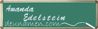 Amanda Edelstein Visitenkarte